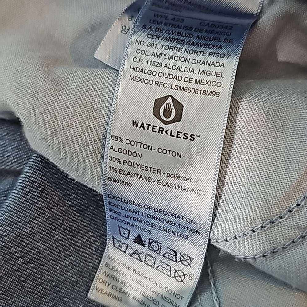 Signature Levi Strauss Size 18L Blue Women's Jeans Mid-Rise Straight - Picture 5 of 6